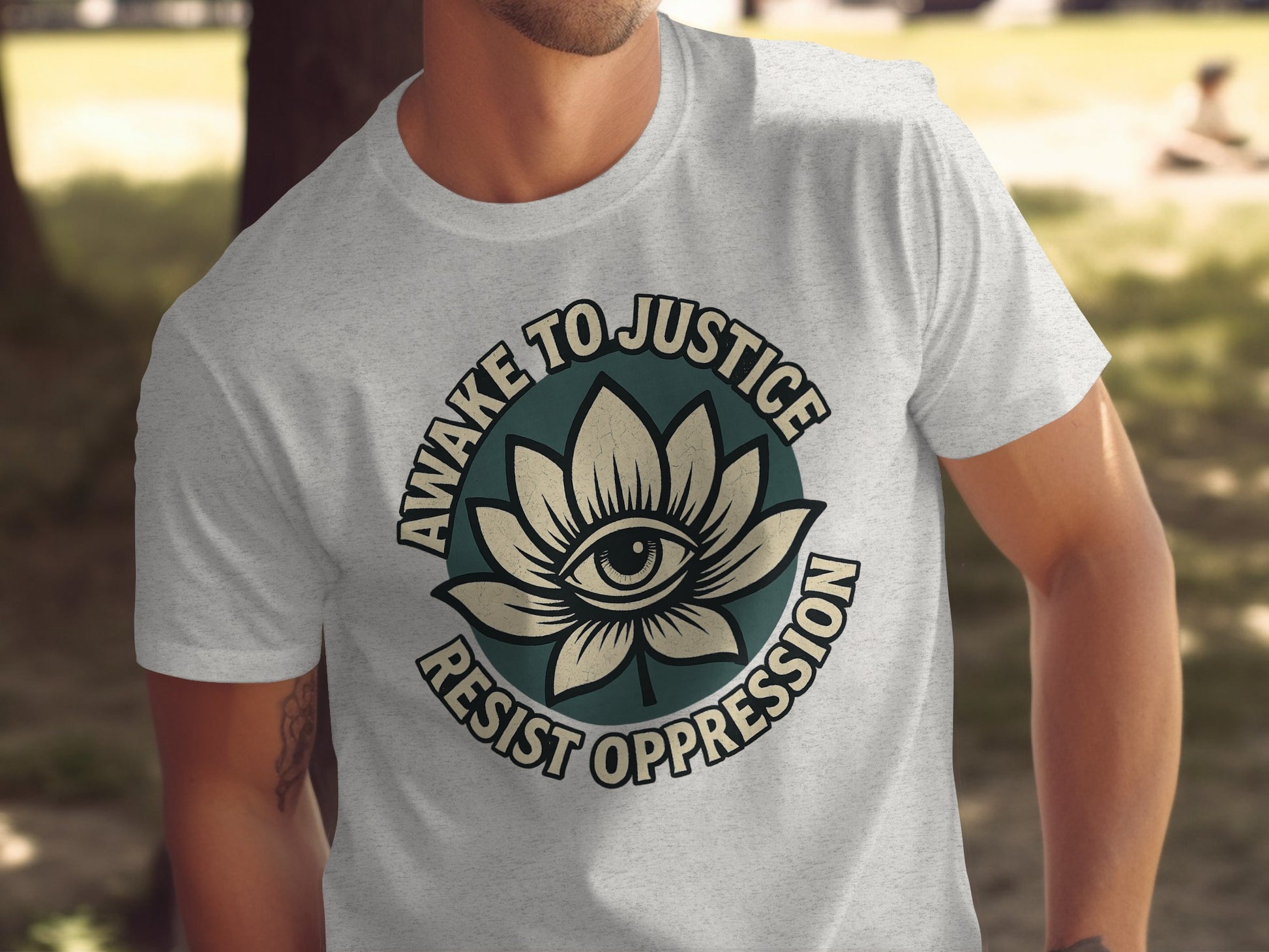 Awake to Justice Resist Oppression T-Shirt product