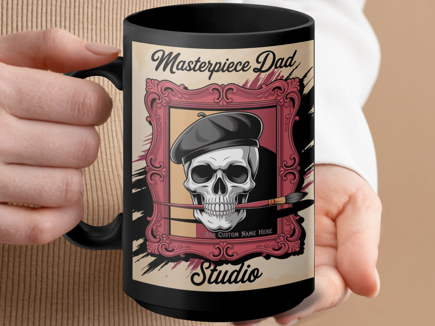 Masterpiece Dad Studio Custom Name Here mug product