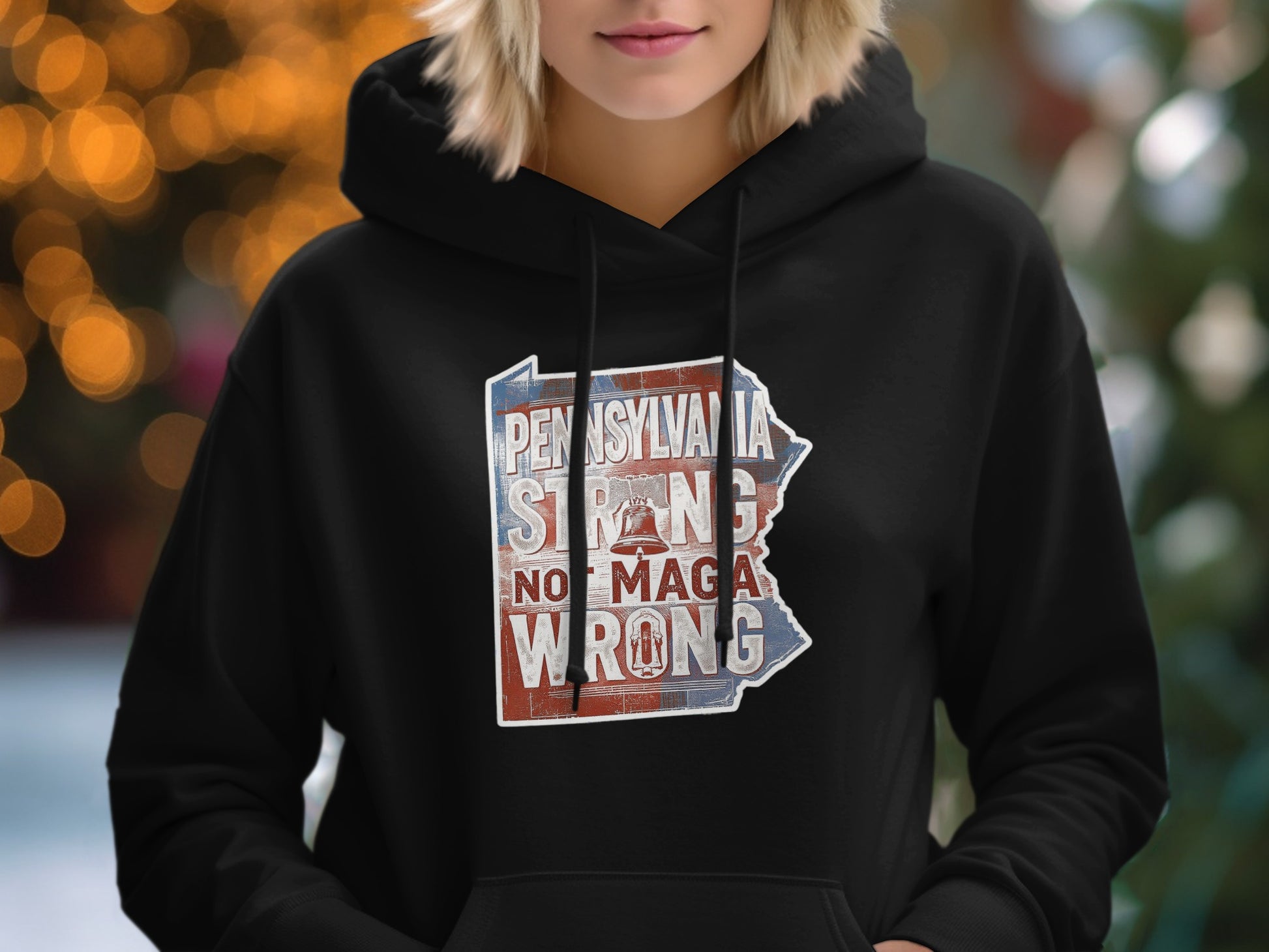 Pennsylvania Strong No Maga Wrong Hoodie product