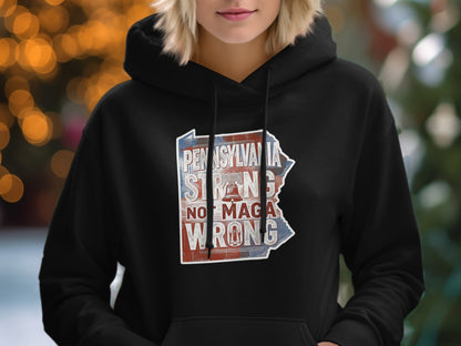 Pennsylvania Strong No Maga Wrong Hoodie product