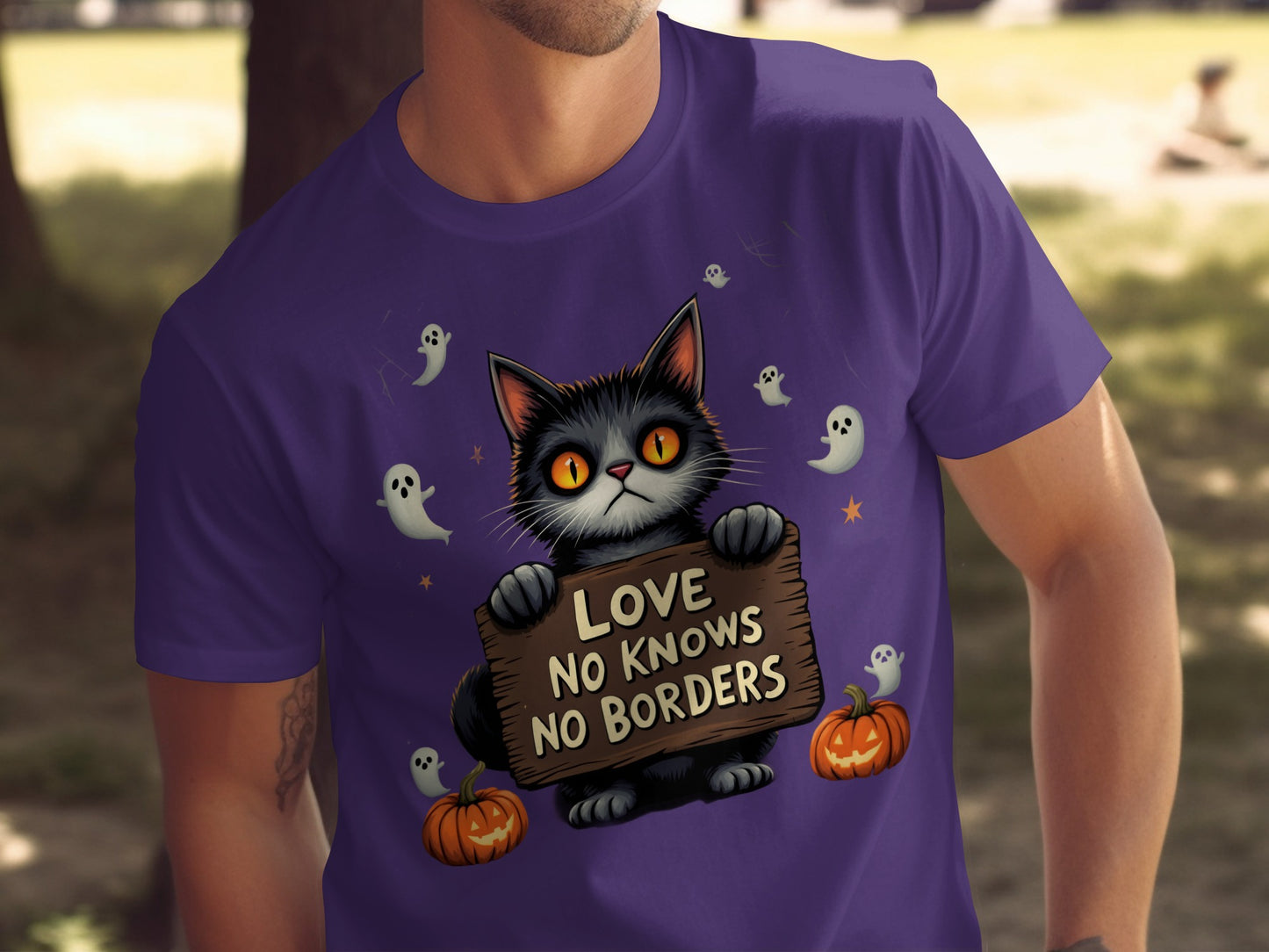 Love No Knows No Borders Halloween Shirt product type