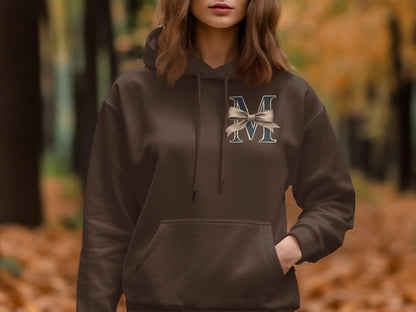 'Monogrammed M Logo Design Pull Over Hoodie product type'
