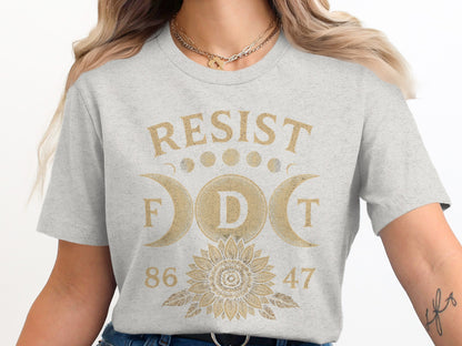 Resist F D T 86 47 Moon Phases Graphic Tee product