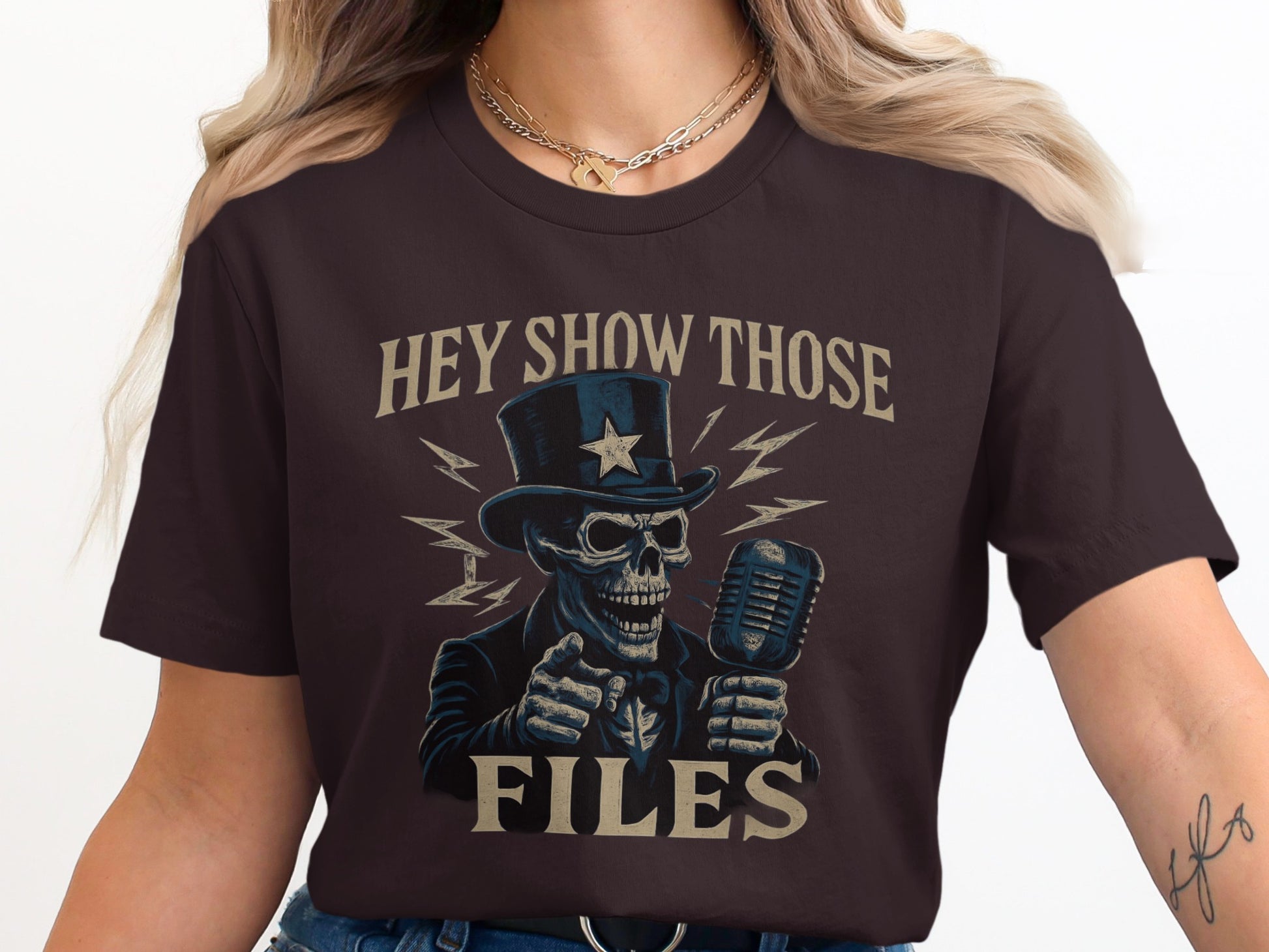 Hey Show Those Files Graphic T-shirt product type