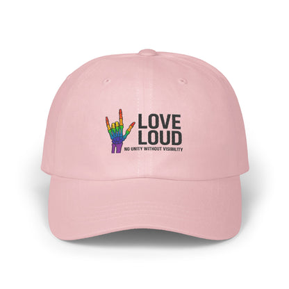 Love Loud No Unity Without Visibility Hat product