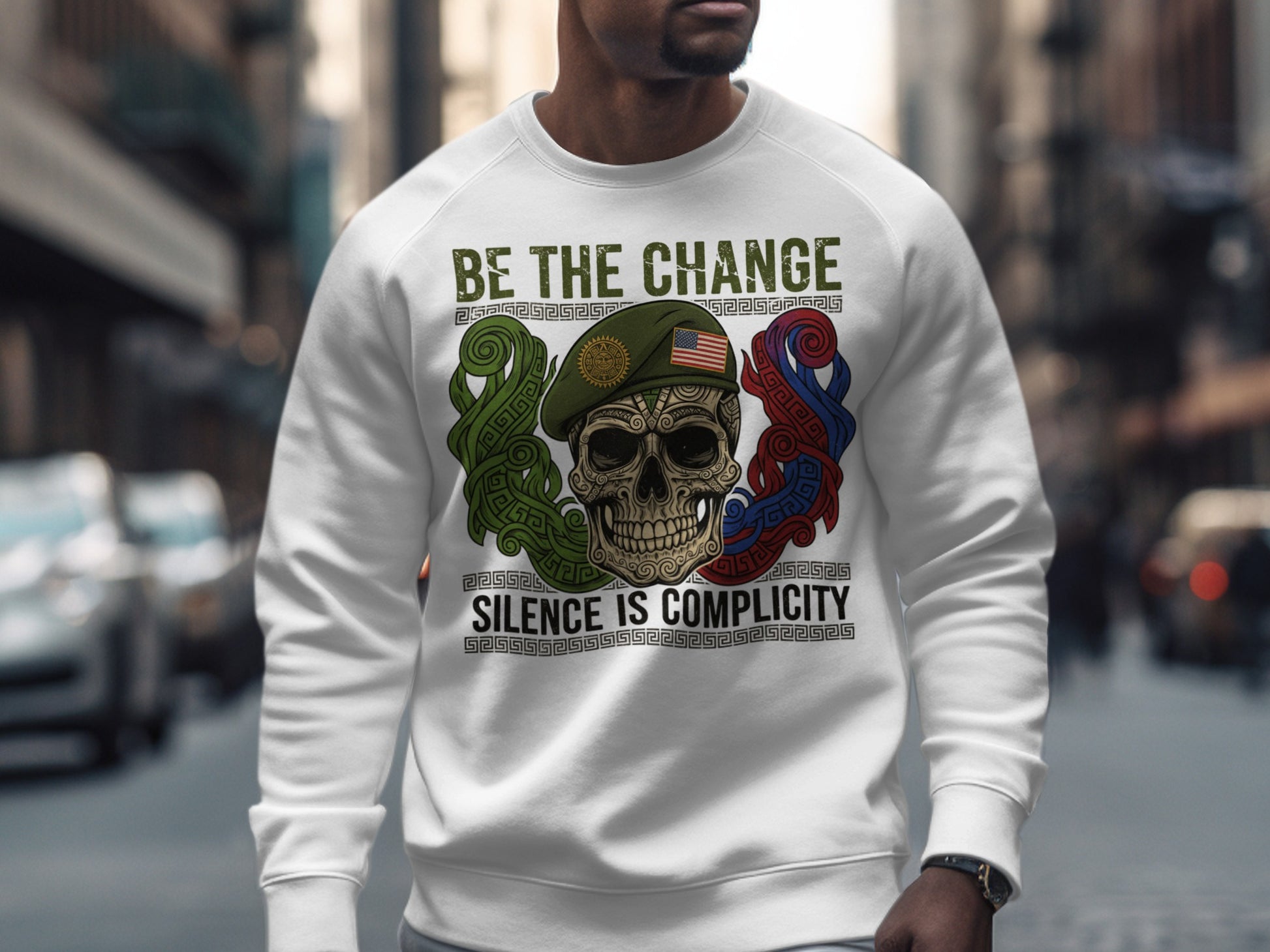Be The Change Silence Is Complicity sweatshirt