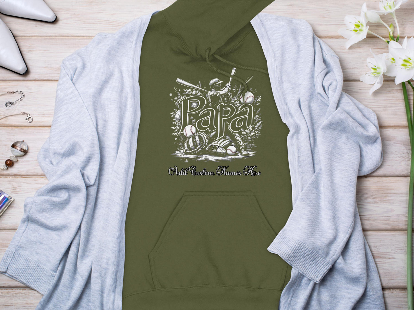 Papa Wild Custom Name Here Hoodie product
