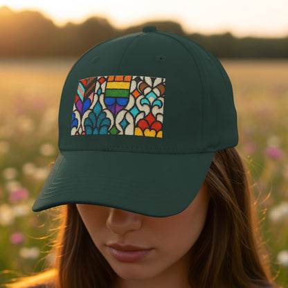 Bold Multicolor Abstract Design Hat product type