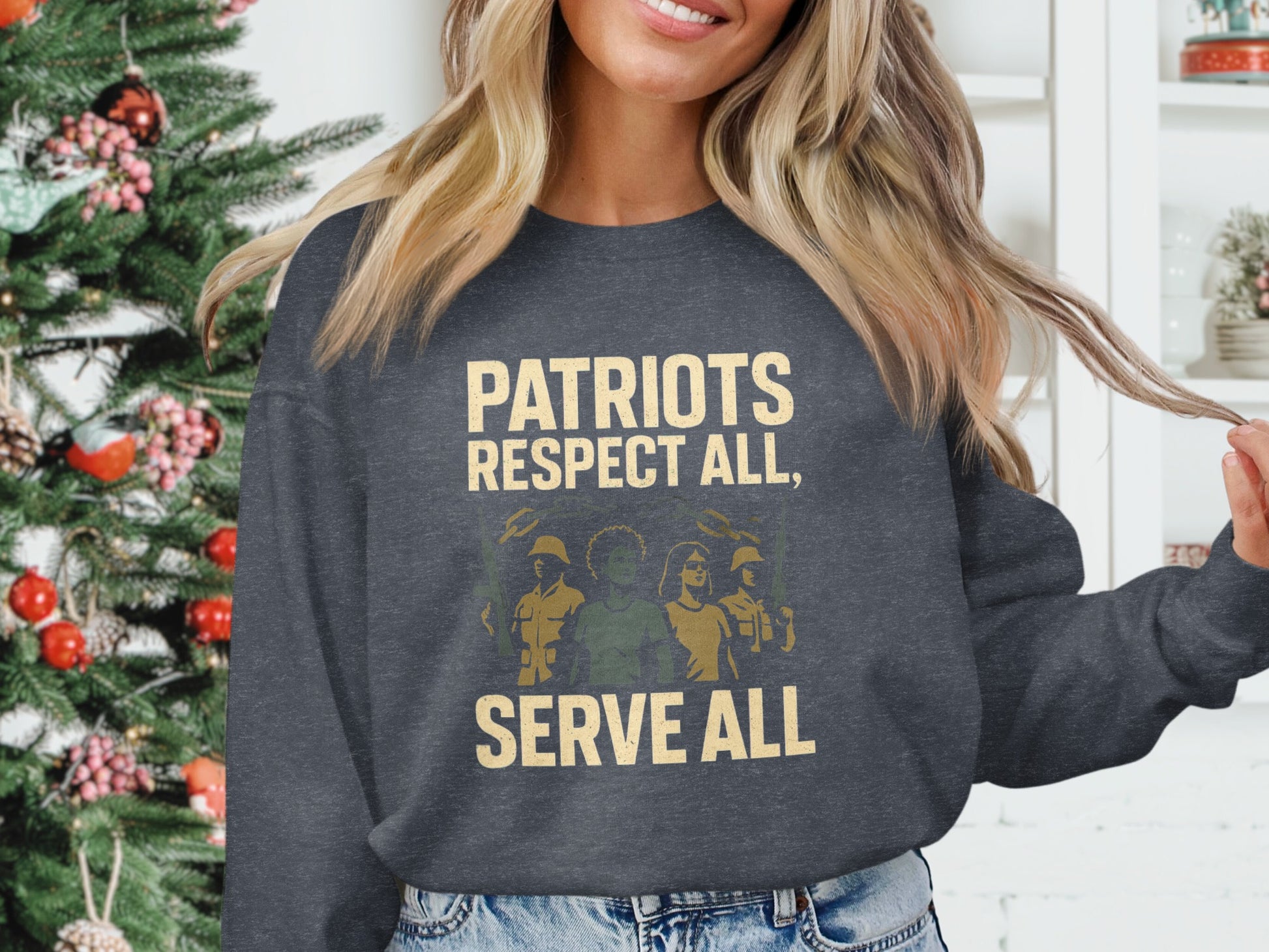 Patriots Respect All Serve All Sweatshirt product