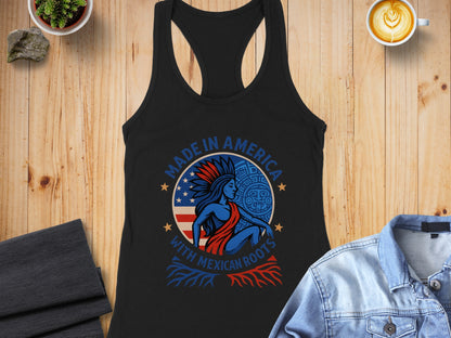 Made in America with Mexican Roots tank top