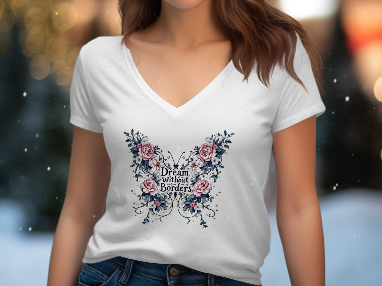 Dream Without Borders Butterfly T-Shirt Product