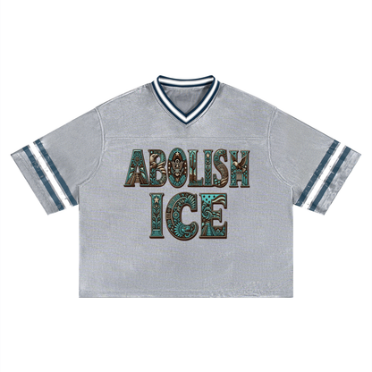 Unisex Boxy Striped Soccer Jersey