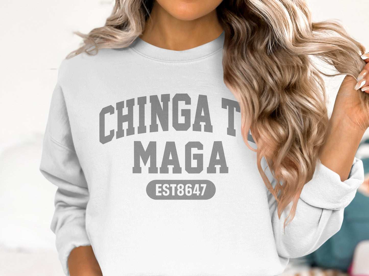 CHINGA TU MAGA EST8647 Graphic Sweatshirt Sweater