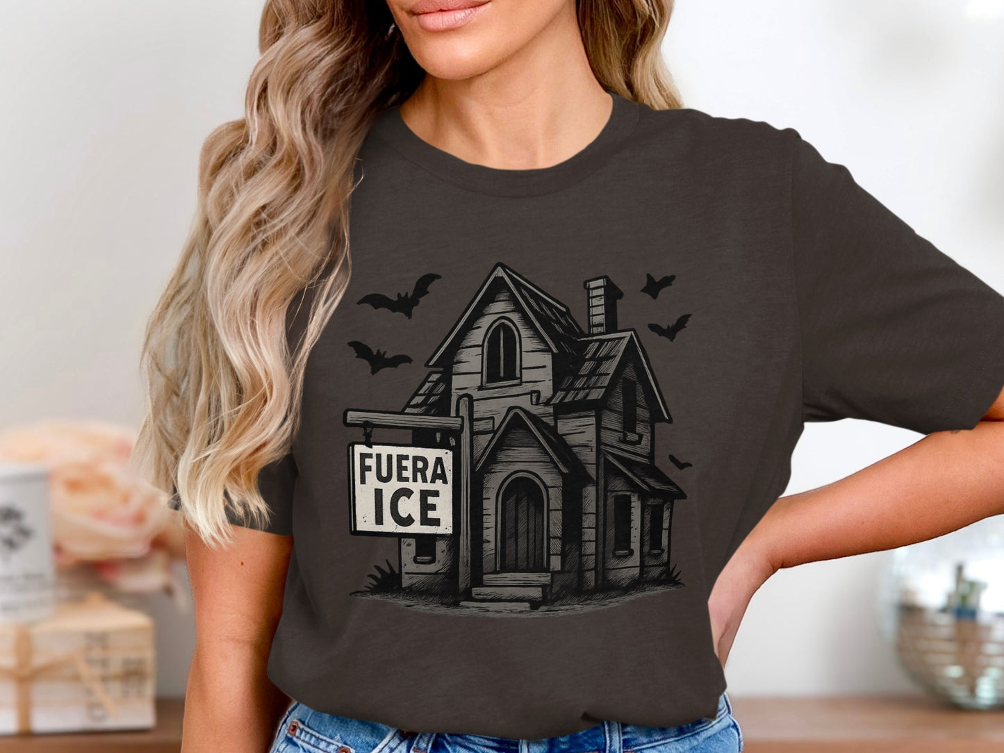 Haunted House Fuera I C E Halloween T-Shirt product