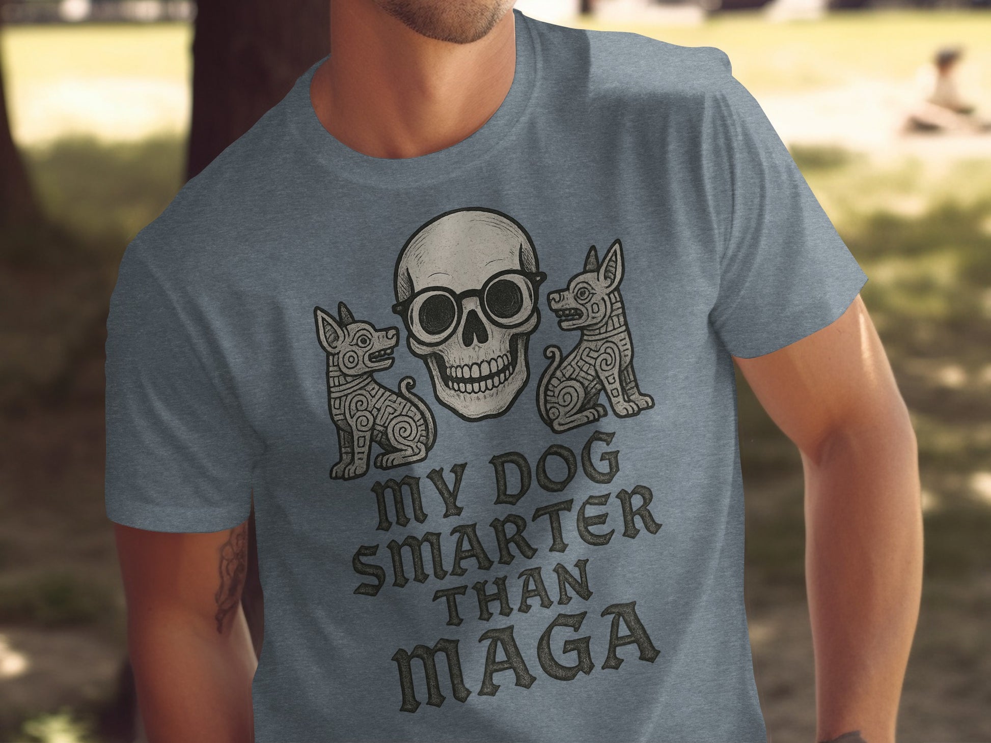 My Dog Smarter Than MAGA Graphic T-shirt