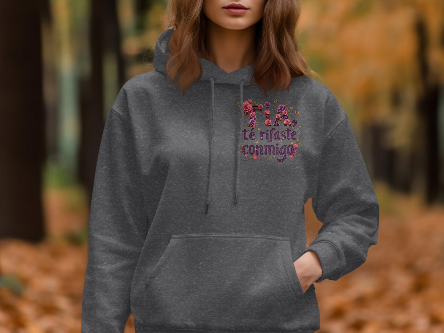 Te Rifaste Conmigo Cute Floral Design Hoodie Product