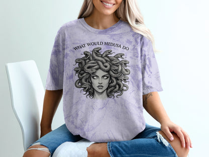 What Would Medusa Do Snake Hair Greek Mythology T-Shirts