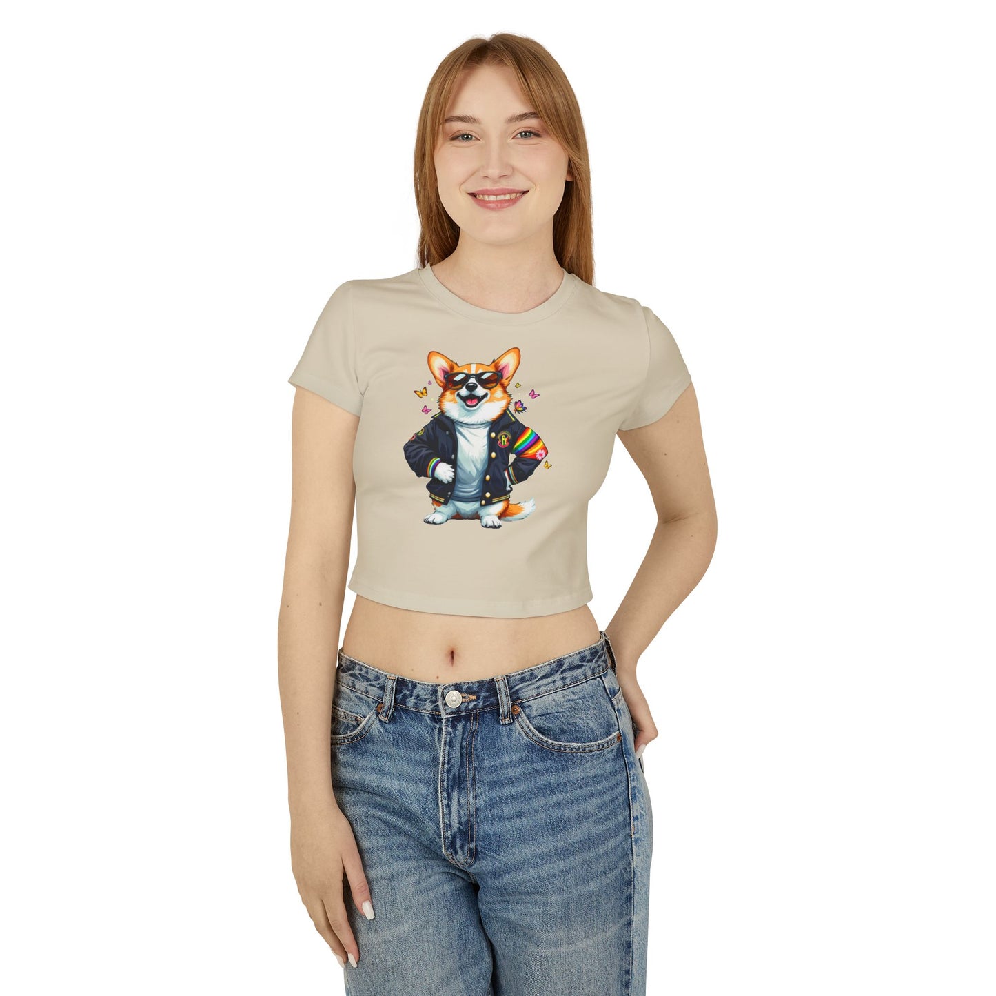 Cool Corgi Baby Tee, Cute Corgi T-Shirt, Dog Lover Apparel, Gift for Pet Owners, Summer Top, Casual Wear