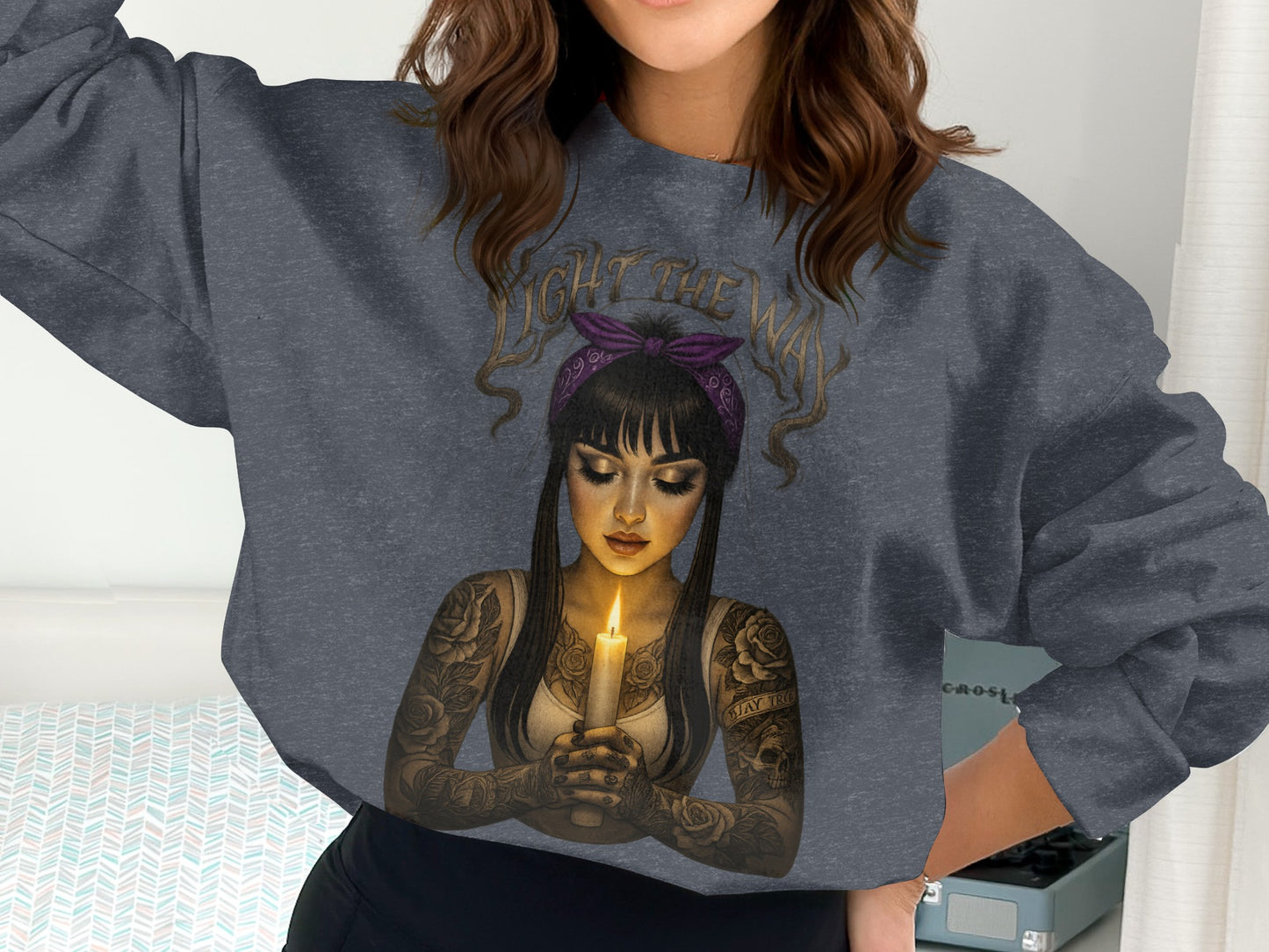 Light The Way Graphic Print Sweatshirt product
