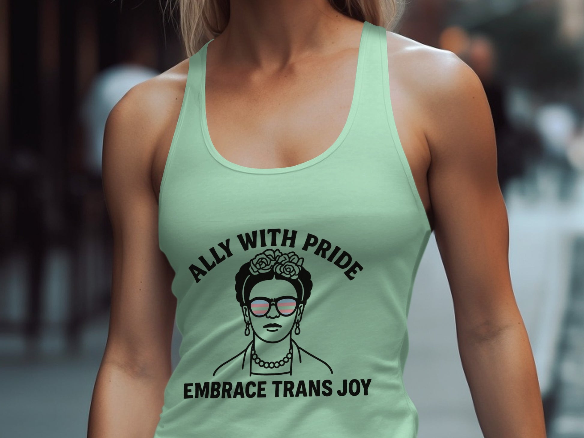 Ally With Pride Embrace Trans Joy Tank Top product