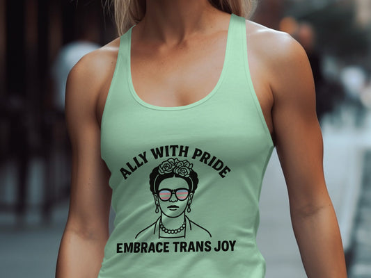 Ally With Pride Embrace Trans Joy Tank Top product