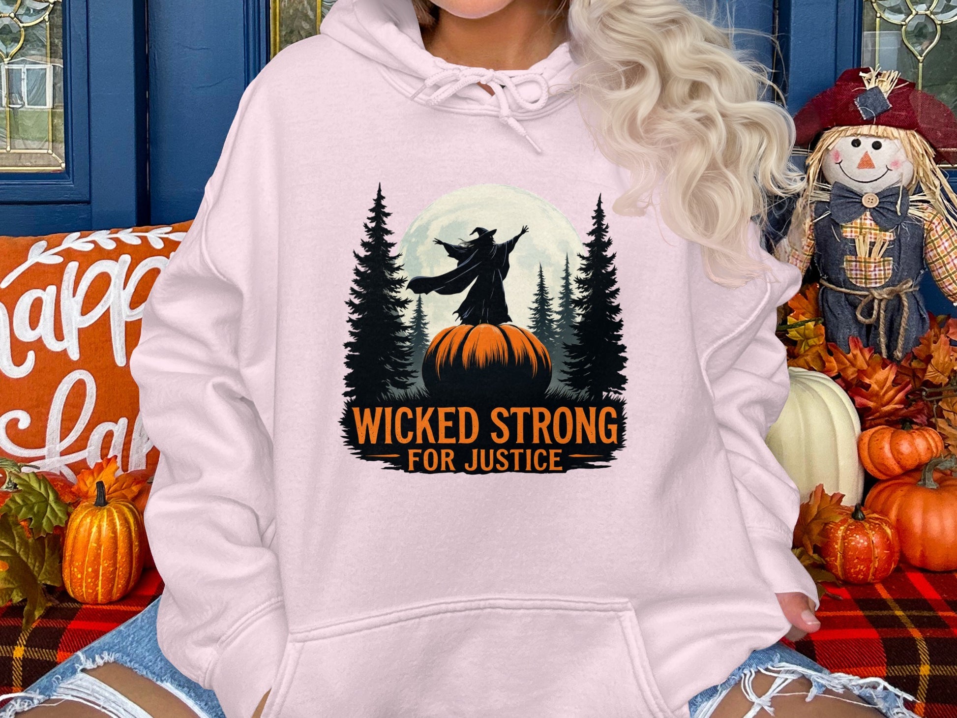 Wicked Strong for Justice Graphic Hoodie product type