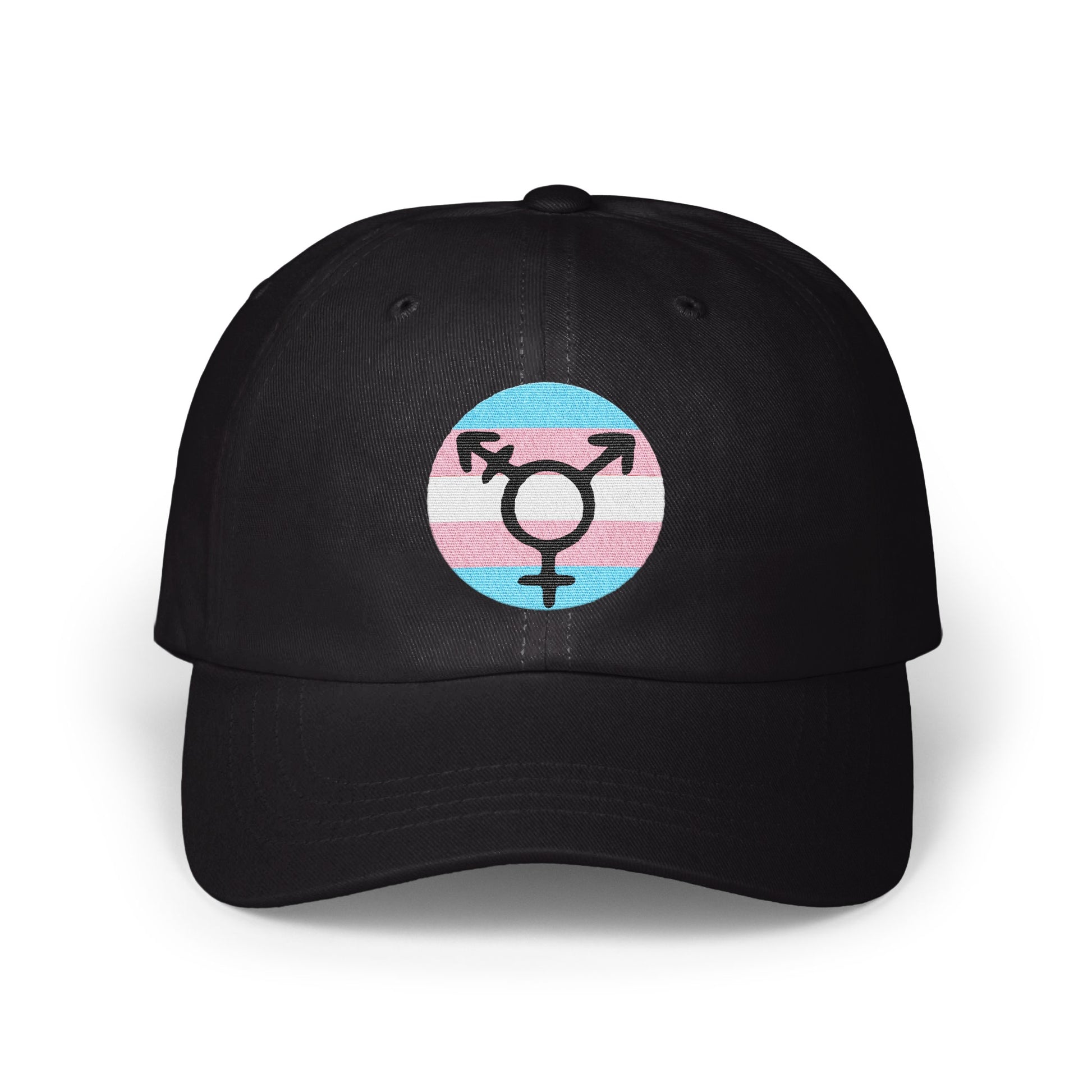 Transgender Pride Symbol on Black Hat product