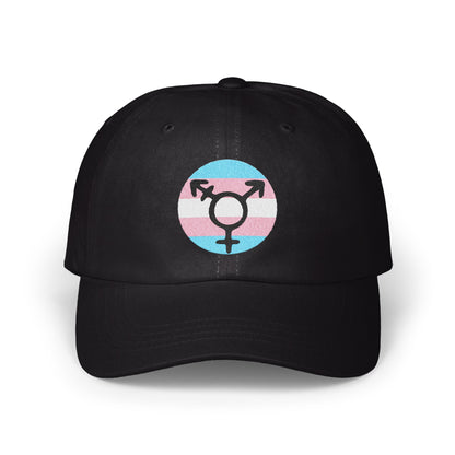 Transgender Pride Symbol on Black Hat product