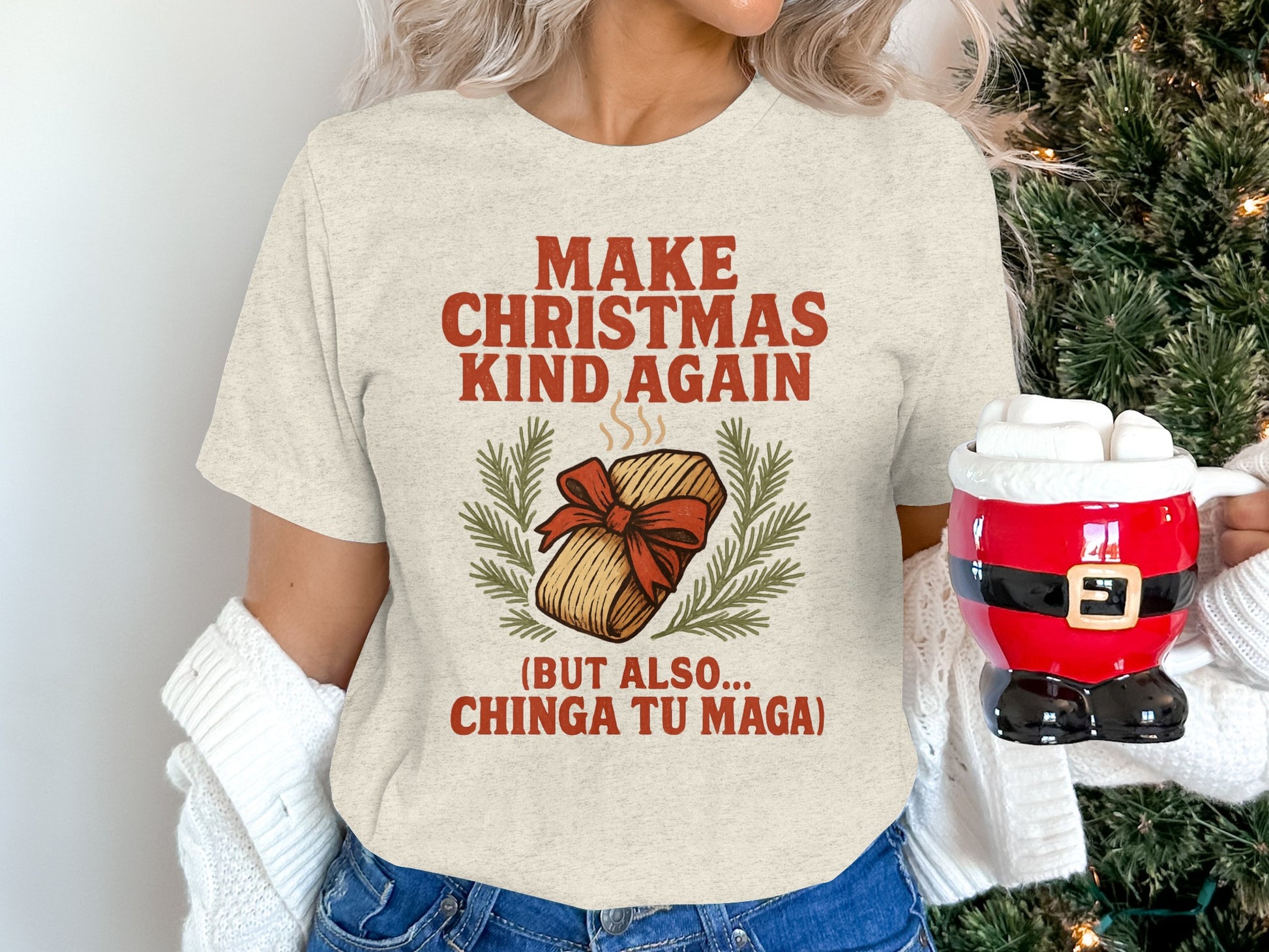 Make Christmas Kind Again Graphic T-Shirt