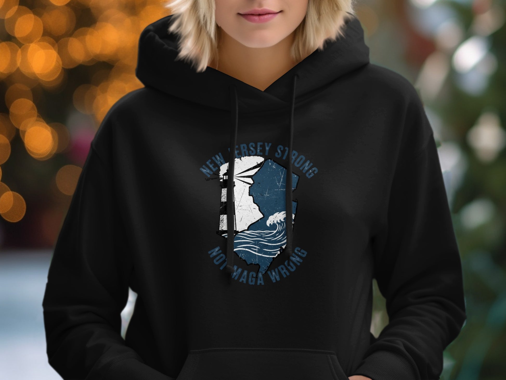 New Jersey Strong and No Waga Wrong Hoodie product