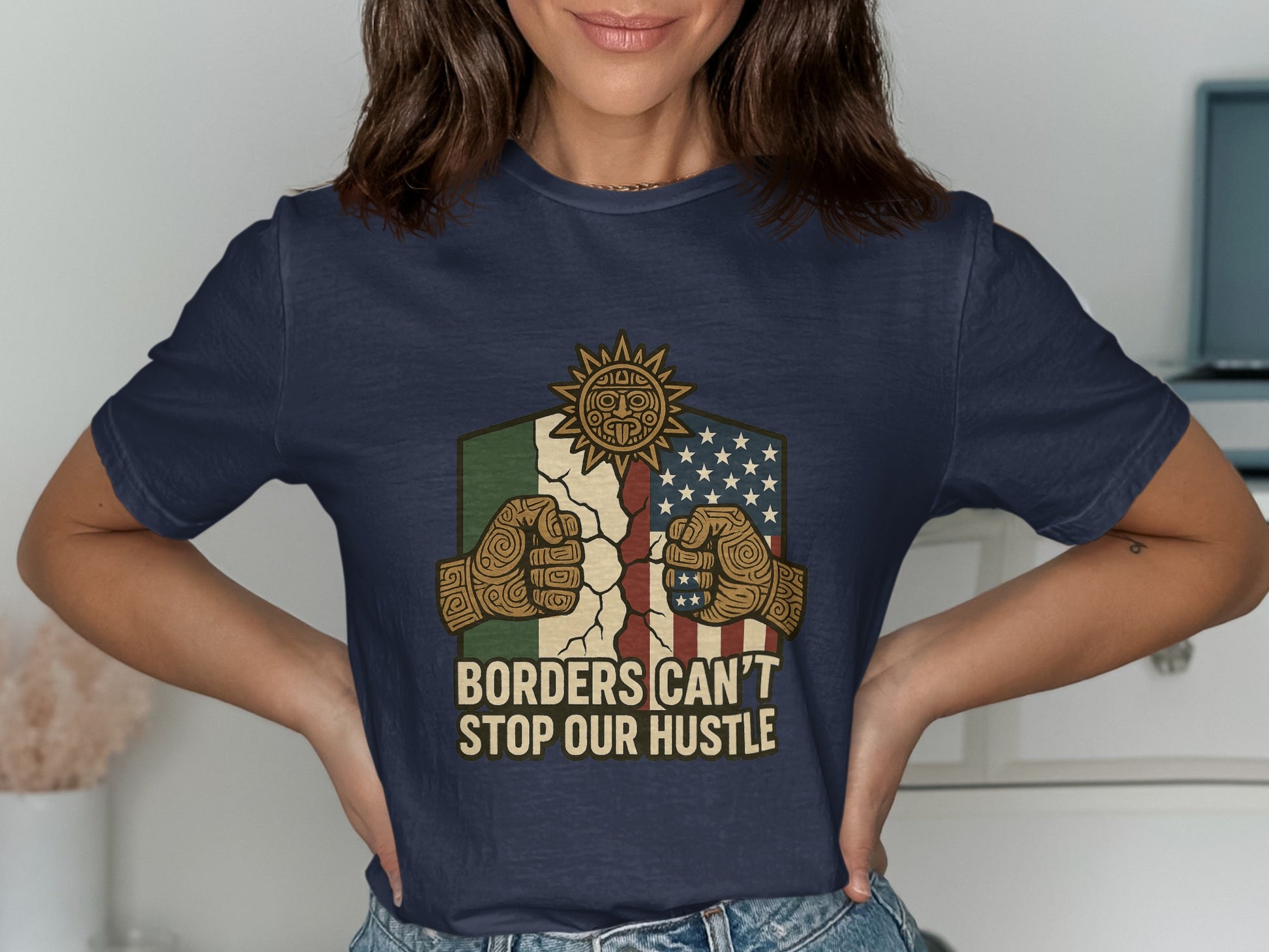 Borders Can't Stop Our Hustle T-Shirt product