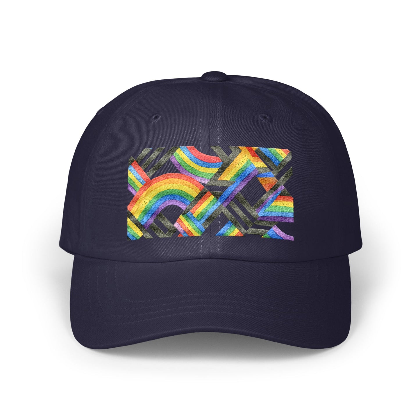 Geometric Rainbow Pattern Graphic Cap product type