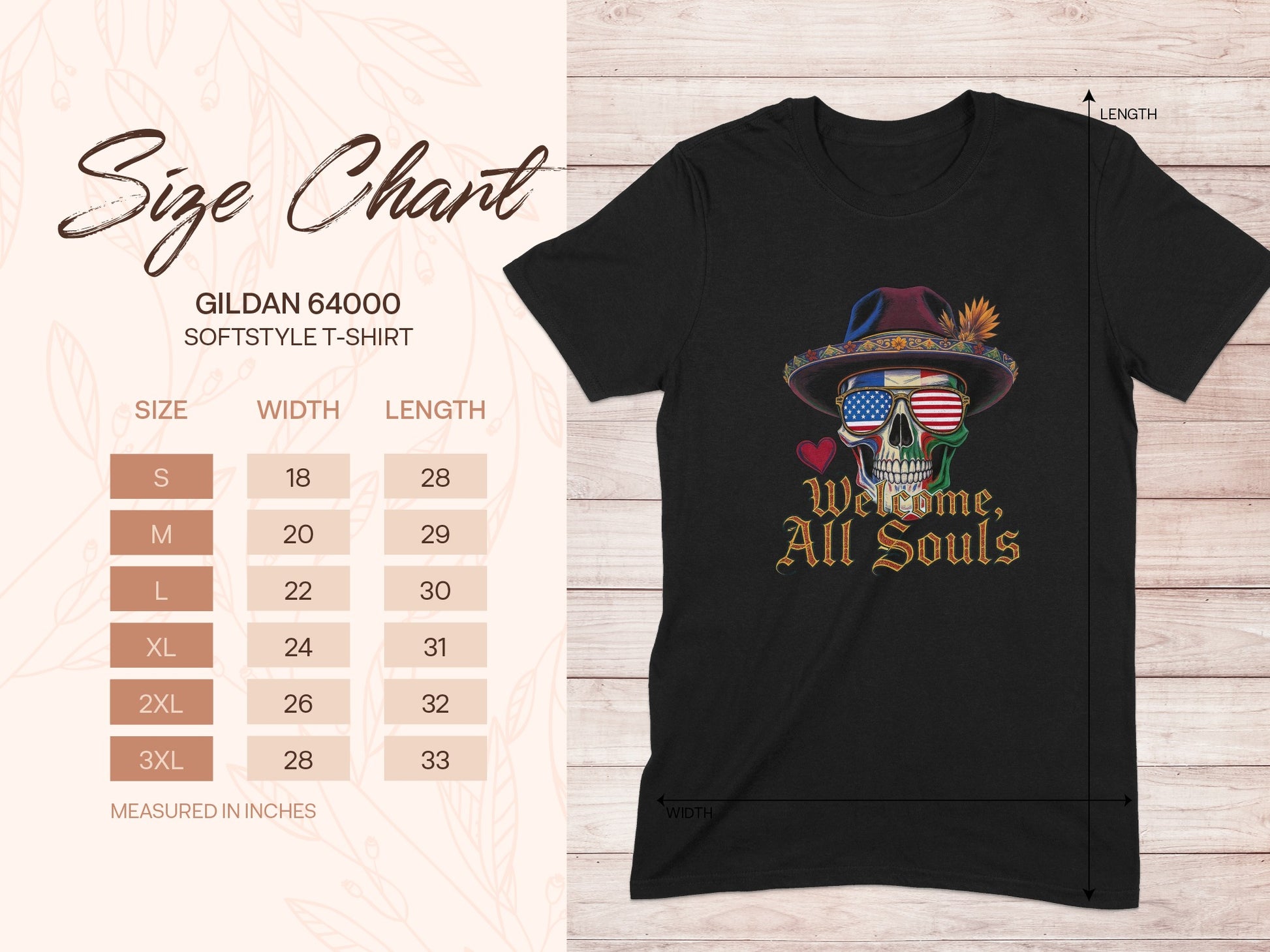 Welcome All Souls Printed T-Shirt Product Type
