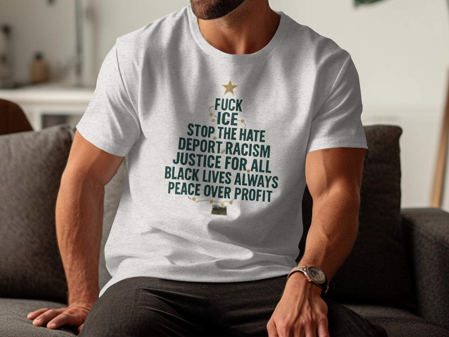 Social Justice Message Graphic Tee Product