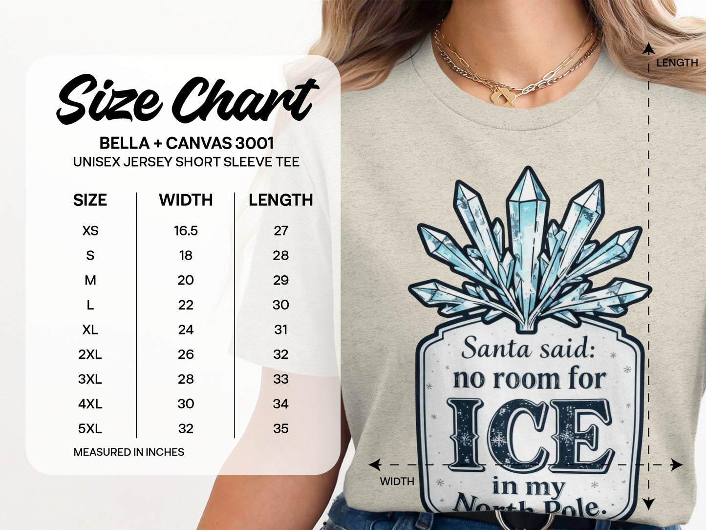Santa Said No Room For Ice In My North Pole Tee