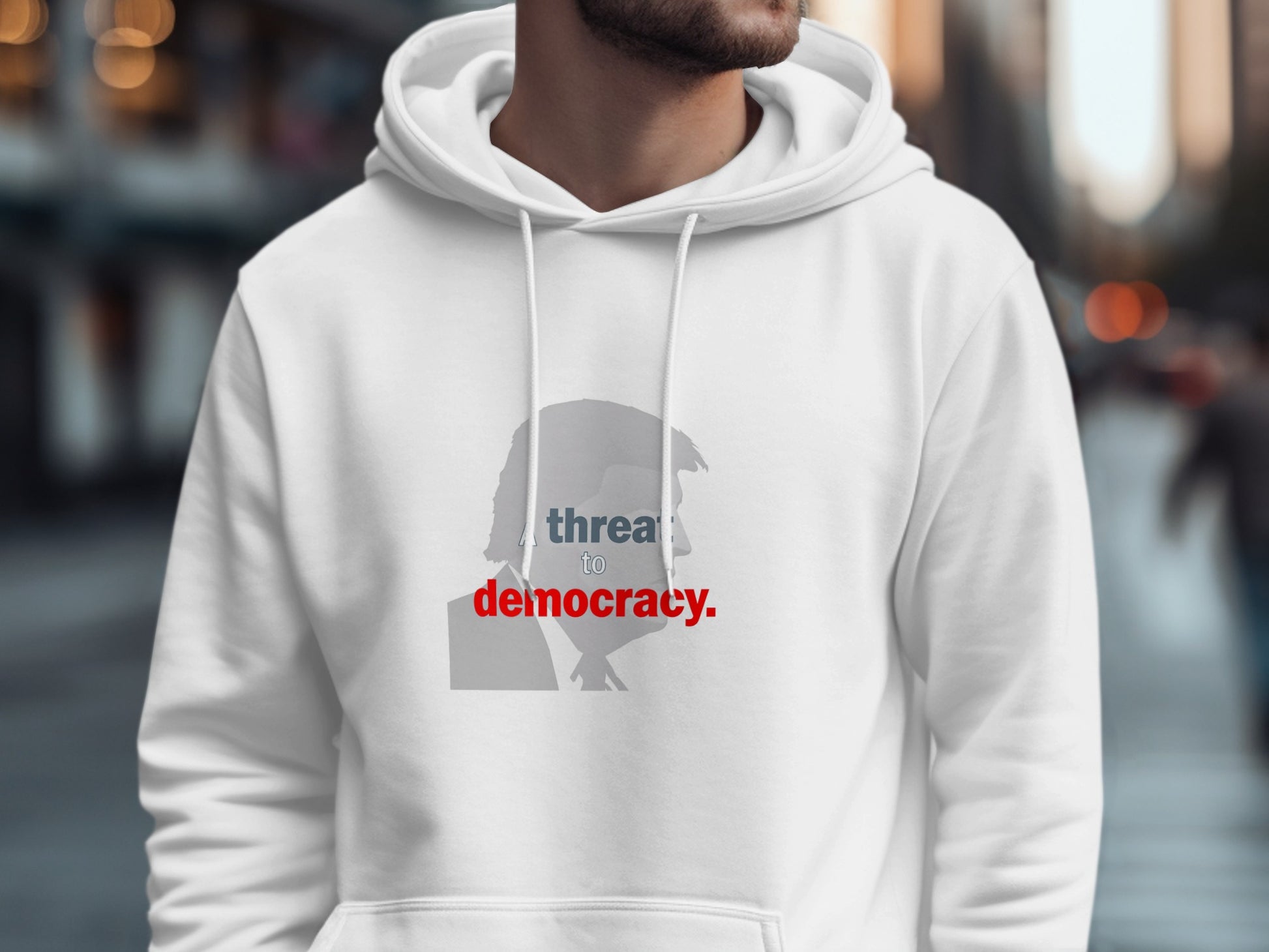 Threat to Democracy Graphic Hoodie product type