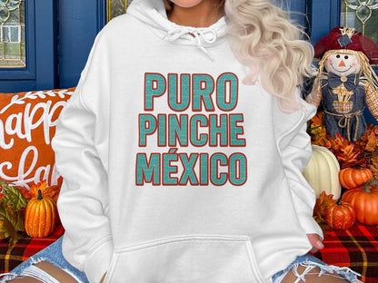 Puro Pinche México Graphic Printed Hoodie product