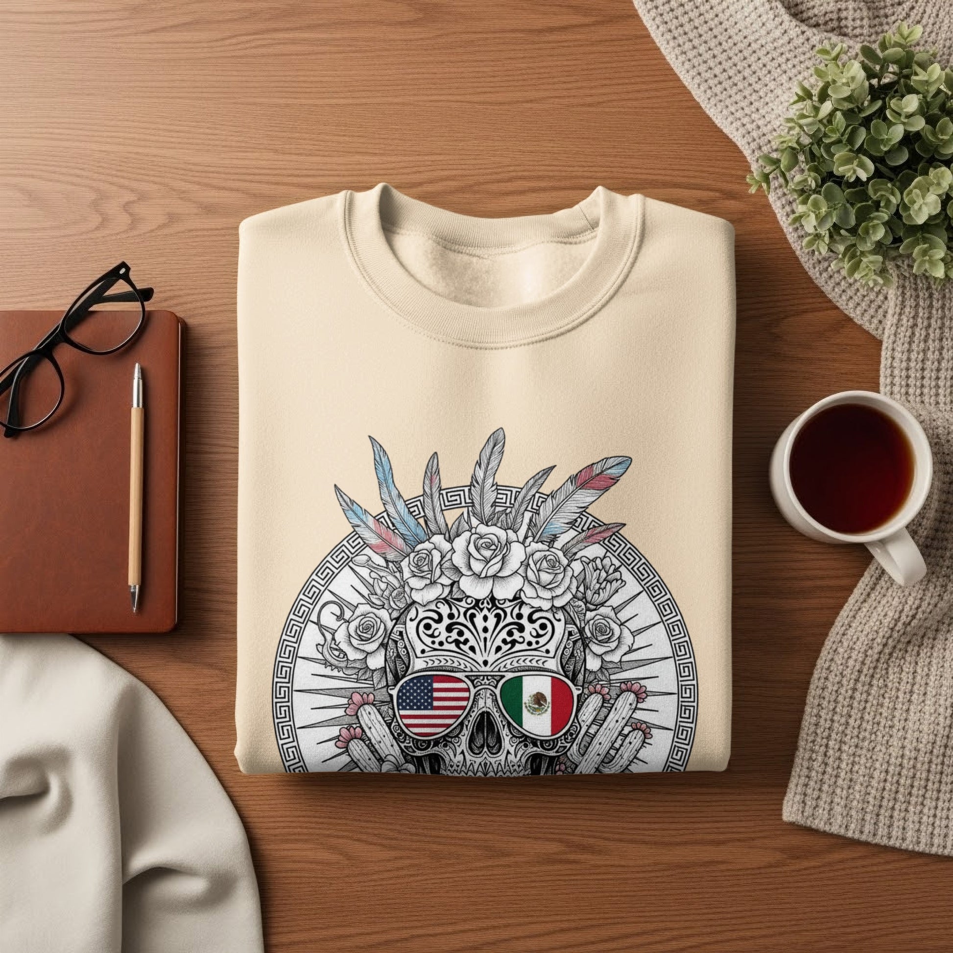 Stylish Skull Art Graphic Sweatshirt For Men Women