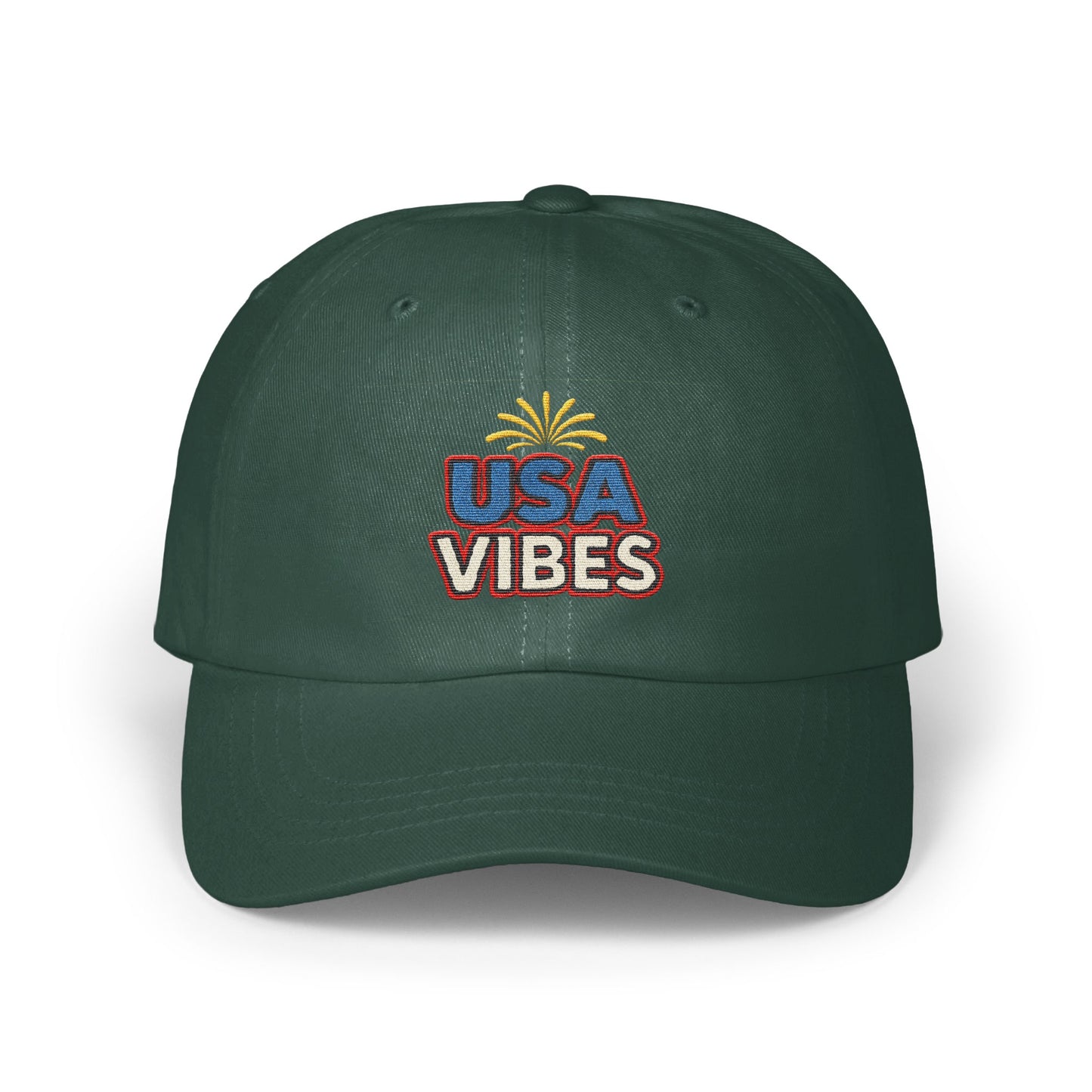 USA Vibes Design Perfect for Patriotic Style Hat Product