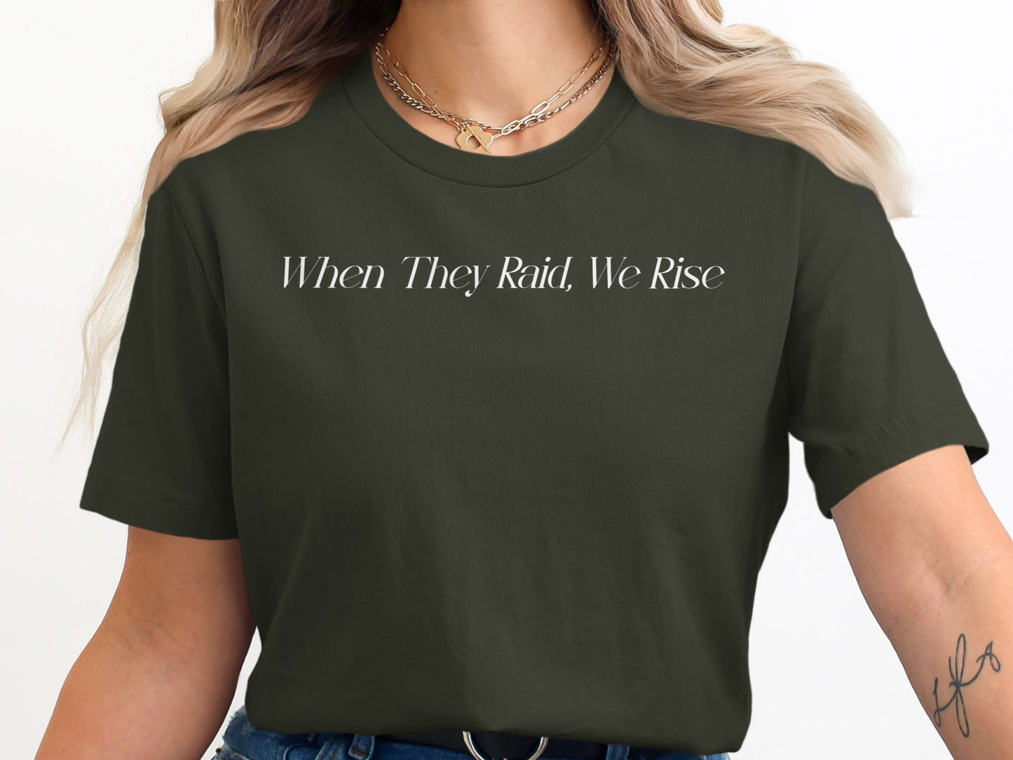 When They Raid We Rise Stylish Unisex Shirt product