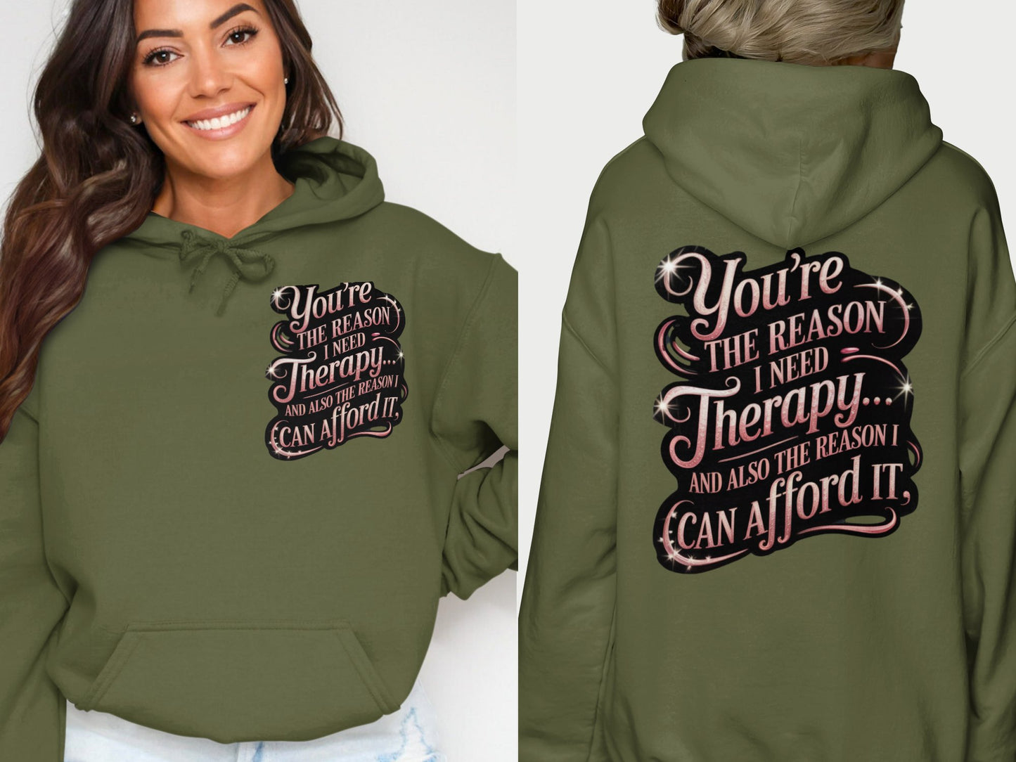 You're the Reason I Need Therapy Hoodie product