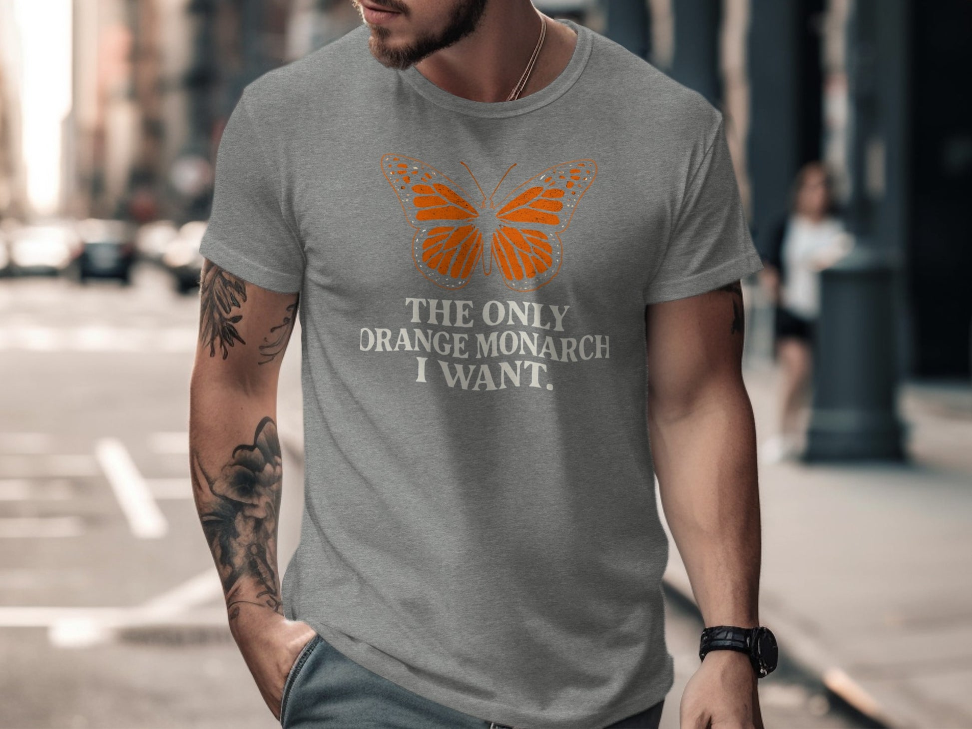 The Only Orange Monarch I Want Butterfly Shirt