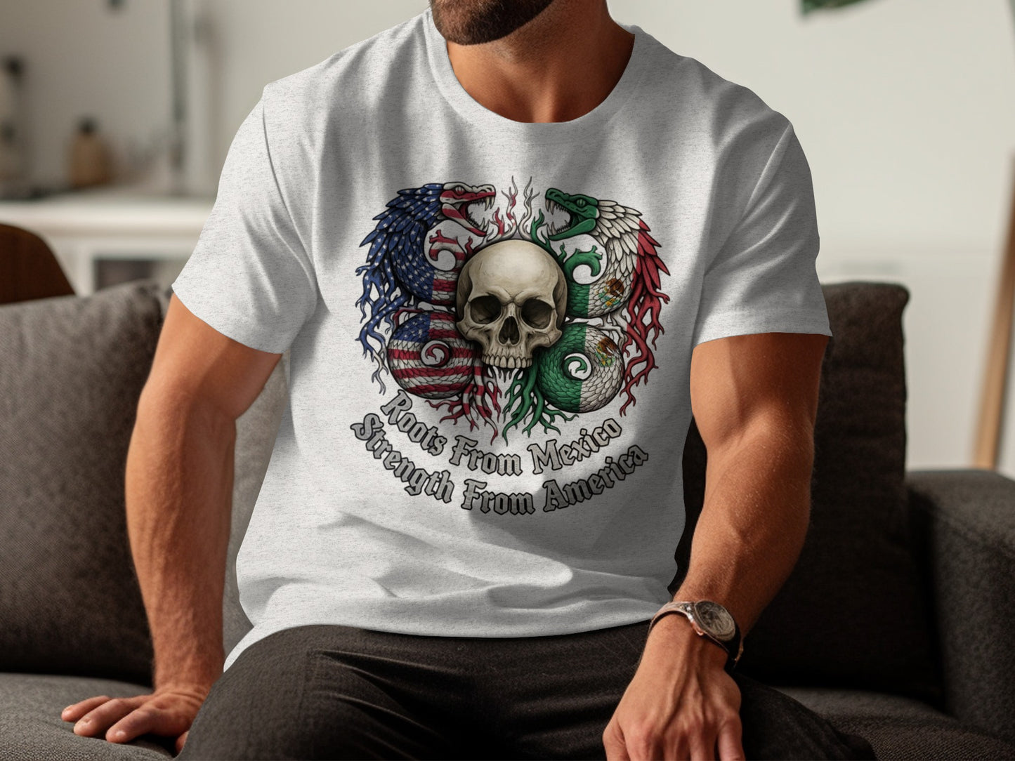 Roots From Mexico Strength From America shirt
