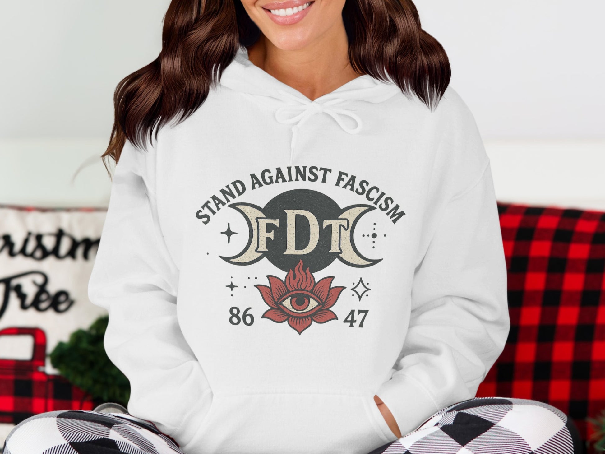 Stand Against Fascism Graphic FDT Hoodie product