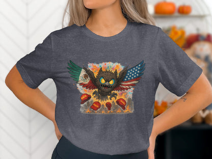 Fearsome Winged Creature Graphic Tee Shirt product type