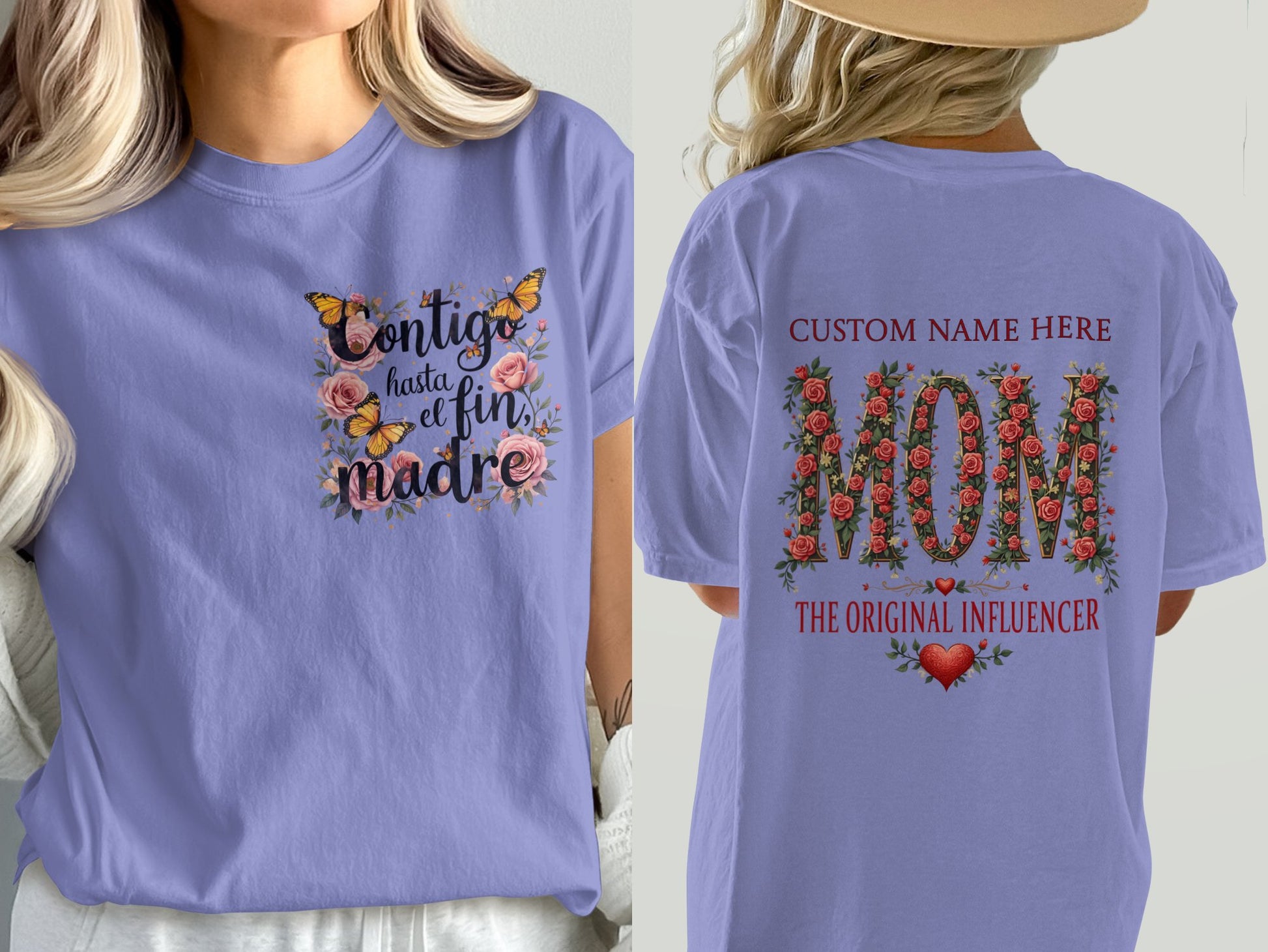 Contiga hasta el fin madre custom shirt product type