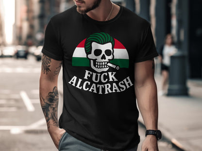 Fuck Alcatrash Skull Graphic T-Shirt product type