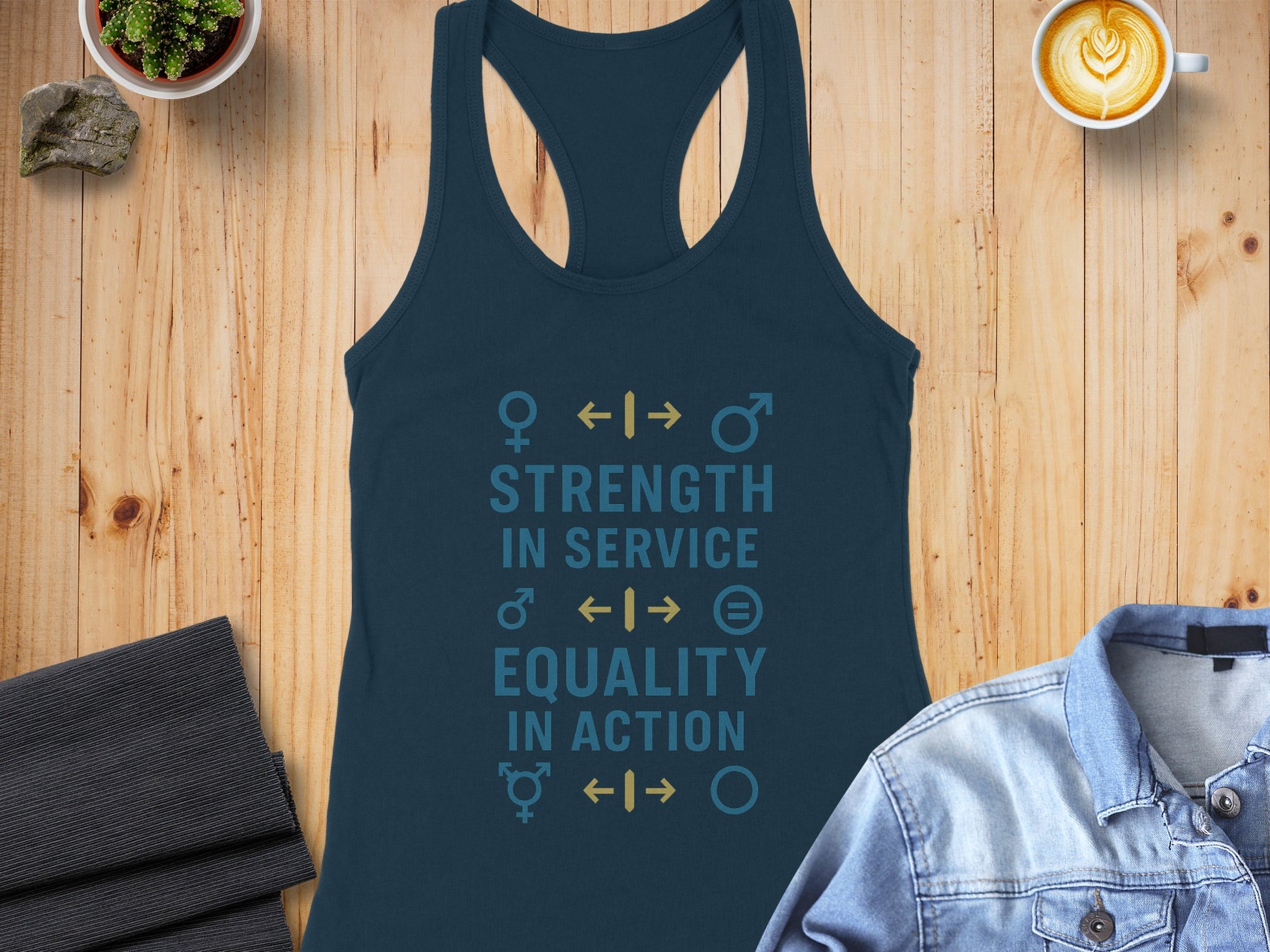 Strength in Service Equality in Action Tank Top
