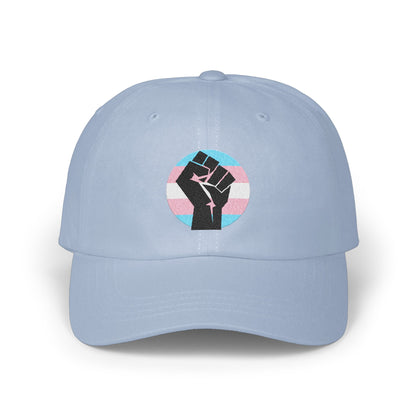 Empowerment Fist Embroidered Light Blue Hat product