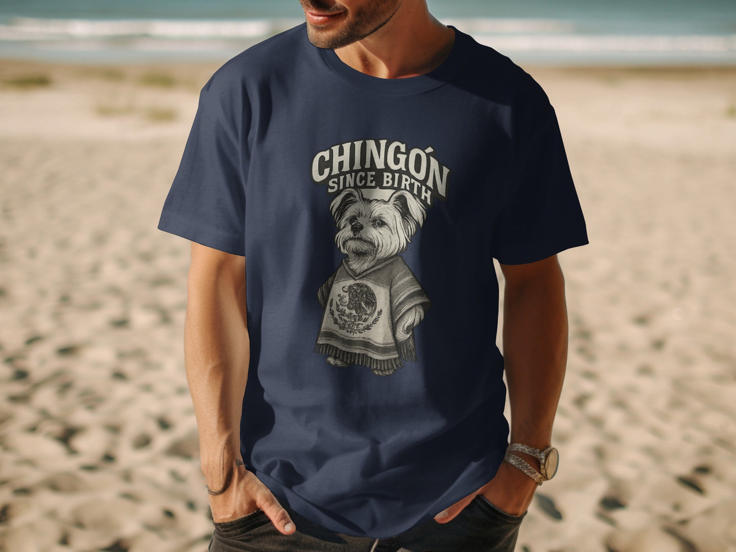 Chingon Since Birth Graphic Dog Tee Shirt product